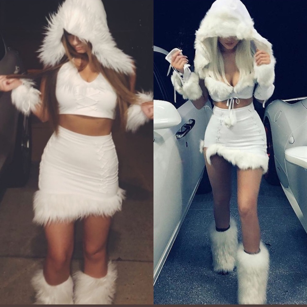 Kylie snow princess costume